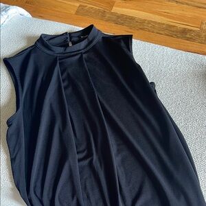 Sleeveless Black Top